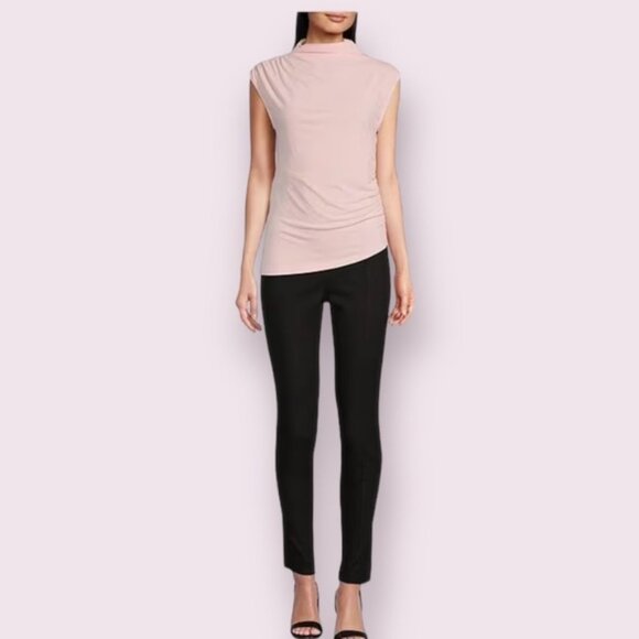 Calvin Klein Mock neck asymmetrical hem top size XL - Picture 1 of 7